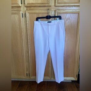 Banana Republic Avery Mid Rise Cropped Leg Pale Pink Pants